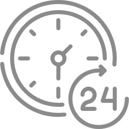 24-Hour Symptom Relief Icon